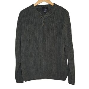 Bill Blass Studio Vintage Hand Framed Sweater Made in USA Size Large